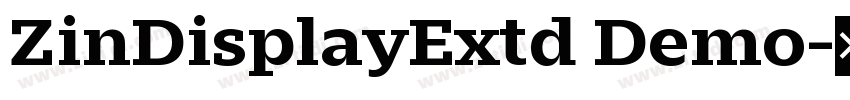 ZinDisplayExtd Demo字体转换
